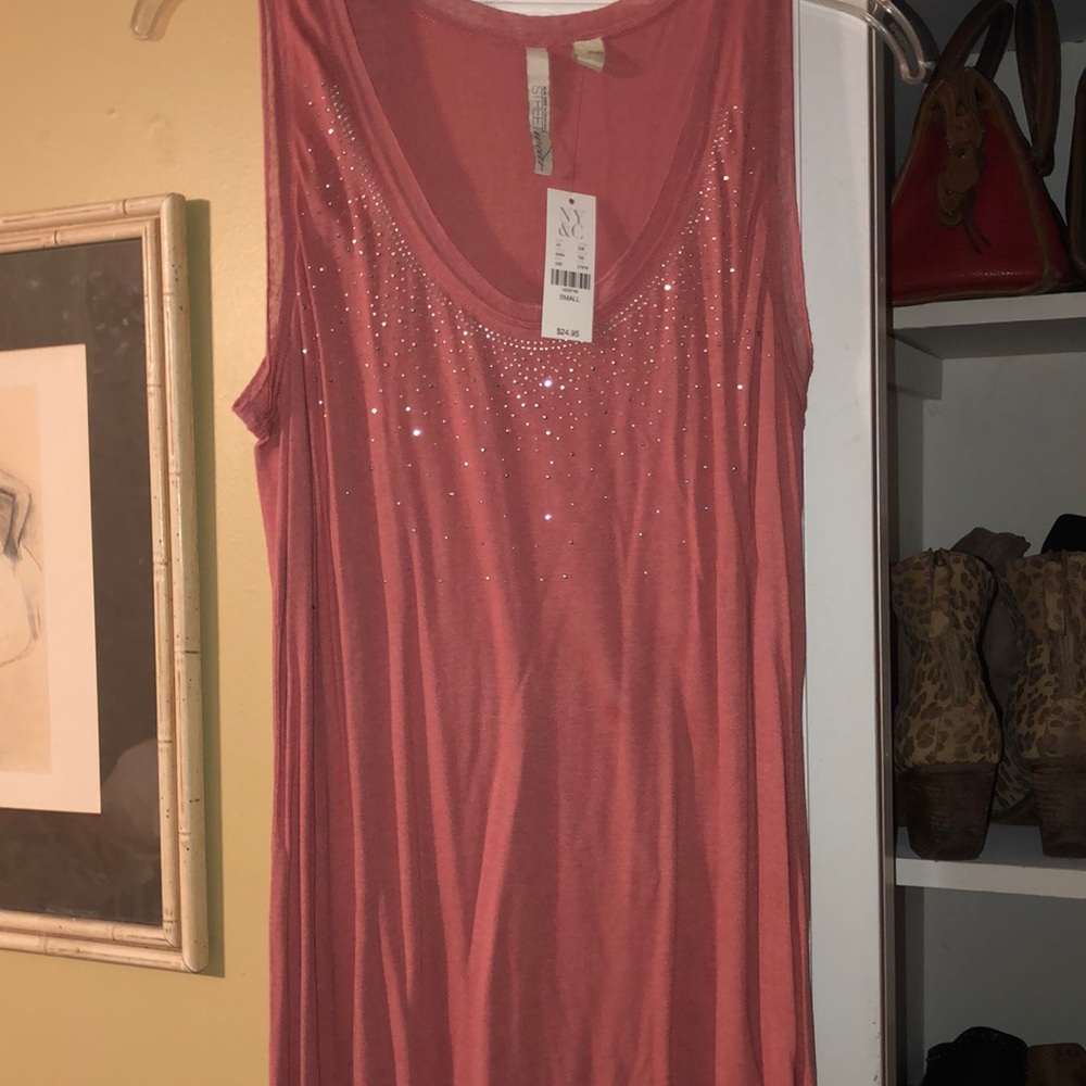 NEW YORK & COMPANY | long tank with rhinestones